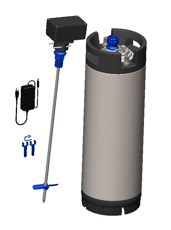 Keg with Kegnado CAD