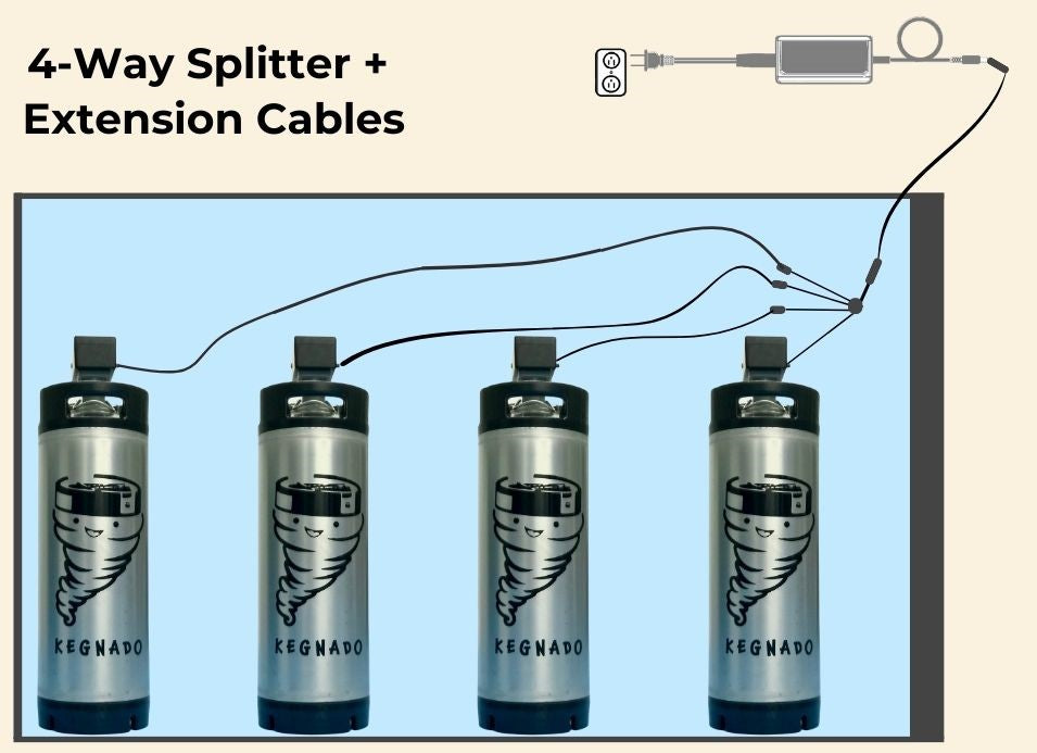 4 Way Power Splitter