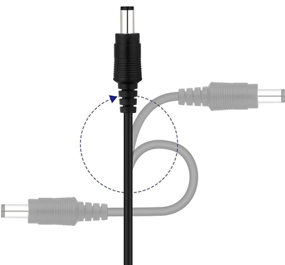 Extension cable flexible head